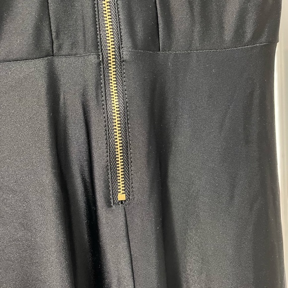 Label by 5 twelve black midi with lace and gold zip - Picture 4 of 6